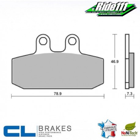 Plaquettes de frein avant CL BRAKES HONDA 125 CRM  