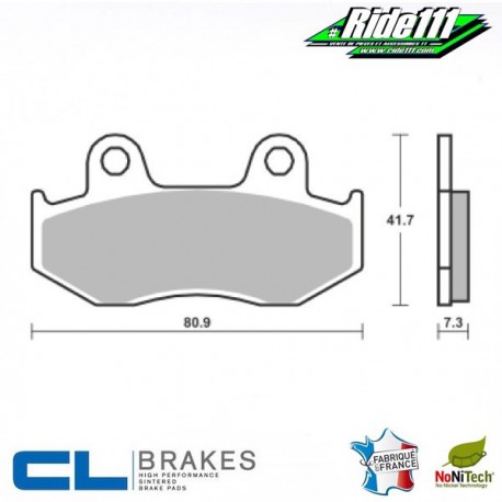 Plaquettes de frein avant CL BRAKES  HONDA 125 XLR 