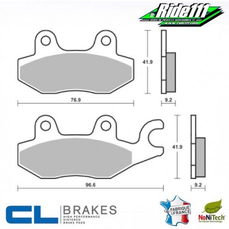 Plaquettes de frein avant CL BRAKES HONDA XL 125 V VARADERO  