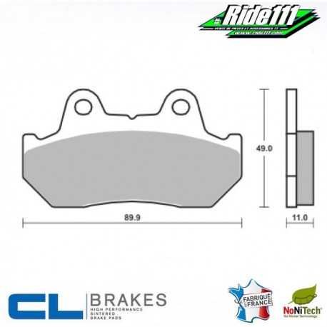 Plaquettes de frein avant CL BRAKES HONDA XL 600 RM  