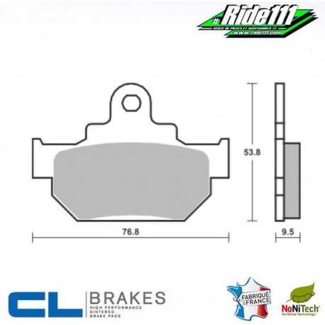 Plaquettes de frein avant CL BRAKES  SUZUKI DR 600 DJEBEL  