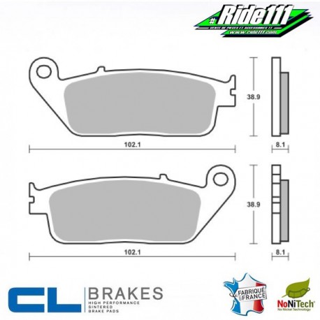 Plaquettes de frein avant CL BRAKES TRIUMPH 800 TIGER  