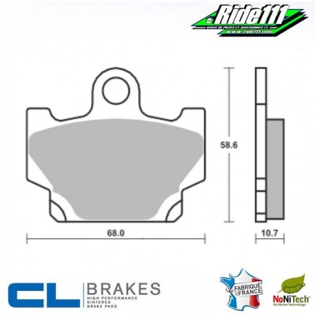 Plaquettes de frein avant CL BRAKES  YAMAHA XT 600  