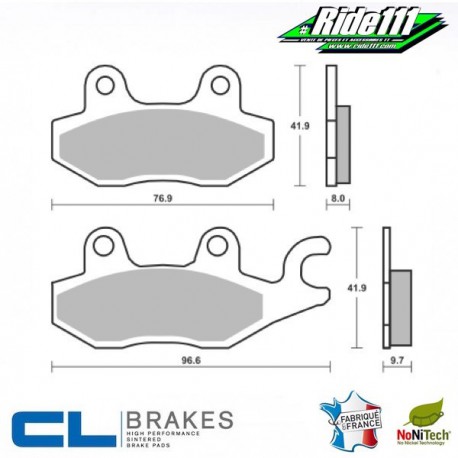 Plaquettes de frein arrière CL BRAKES YAMAHA XTZ 750 SUPER TENERE  