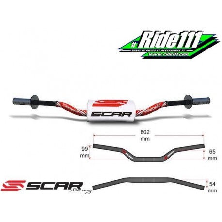 Guidons SCAR O2 28,6mm couleur Modèles:Ricky Carmichael  