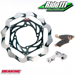 Kit disque Oversize BRAKING KAWASAKI 125-250 KX 