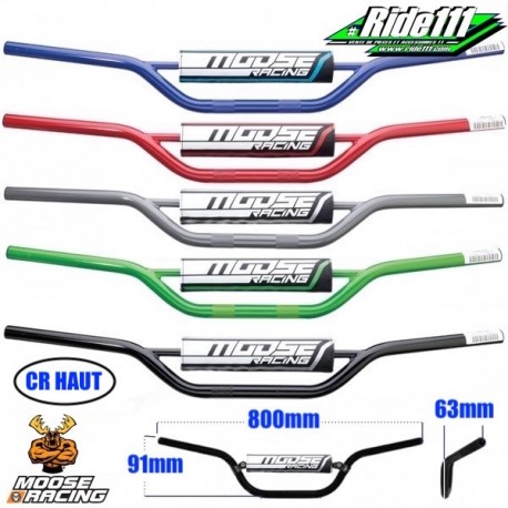 Guidons MOOSE Racing Acier 22mm  Modèles:CR HAUT