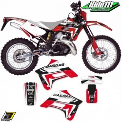 Kit déco BLACKBIRD DREAM 4 GAS-GAS 125-200-250-300 EC   Elément:Kit déco -:Rouge