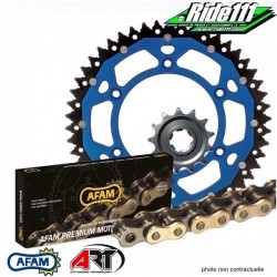 Kit chaine Bi-Matière ART / AFAM renforcé Bleu TM 125 / 144 EN ENDURO    à
+ 2
