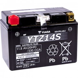 Batterie YUASA SUZUKI V-STROM 1050 à
+ 2
