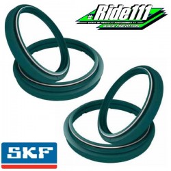 Kit 2 Joints spi de fourche + 2 caches poussière SKF HONDA 125 CR-R 1997 à 2007