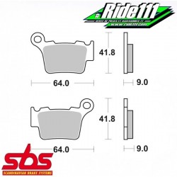 Plaquettes de frein avant ou arrière SBS HUSQVARNA 85 TC 