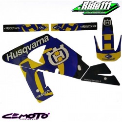 Kit déco Cémoto HUSQVARNA 125 CR 2000 à 2005 à
+ 2
