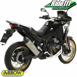 Silencieux ARROW Maxi Race-Tech aluminium embout carbone HONDA CRF 1100 AFRICA TWIN à
+ 2
