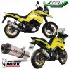 Silencieux MIVV Oval Titane / embout Carbone SUZUKI V-STROM 1050 à
+ 2
