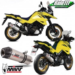 Silencieux MIVV Oval Titane / embout Carbone SUZUKI V-STROM 1050 XT à
+ 2
