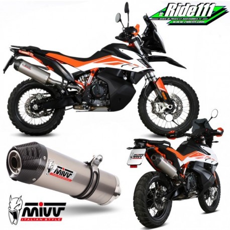 Silencieux MIVV Oval Titane / embout Carbone KTM 790 ADVENTURE à
+ 2
