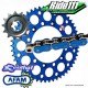 Kit Chaine Alu  Factory Bleu HUSABERG 125 à 501 Enduro TE et FE   à
+ 2
