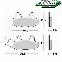 Plaquettes de frein avant CL BRAKES  YAMAHA XTZ 750 SUPER TENERE à partir de 1989