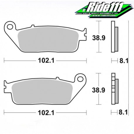 Plaquettes de frein SBS avant KAWASAKI Versys 650  à
+ 2
