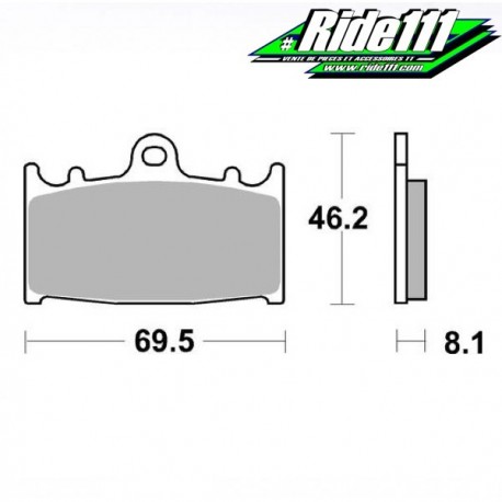 Plaquettes de frein TECNIUM avant KAWASAKI Versys 1000 à
+ 2
