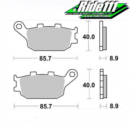 Plaquettes de frein CL Brakes arrière HONDA CRF 1100 L AFRICA TWIN à
+ 2
