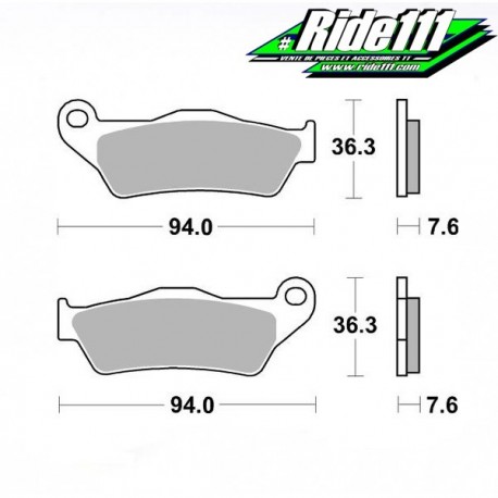 Plaquettes de frein CL Brakes avant YAMAHA Ténéré 700 à
+ 2
