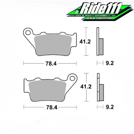 Plaquettes de frein SBS arrière YAMAHA Ténéré 700 à
+ 2
