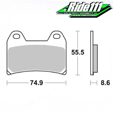 Plaquettes de frein SBS avant KTM 790 ADVENTURE à
+ 2
