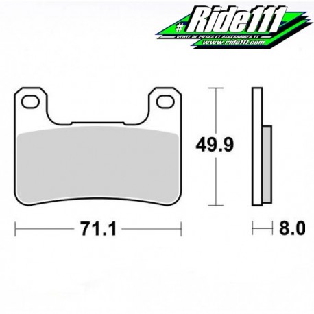 Plaquettes de frein SBS avant SUZUKI DL 1050 V-STROM  à
+ 2
