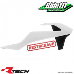 Plaques laterales R-TECH Blanc/Noir KTM 125 à 450 SX-SXF 16-18, 125 à 500 EXC-EXCF 17-18 