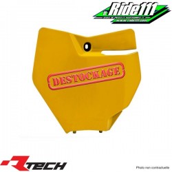 Plaque frontale jaune R-TECH KTM 125 à 450 SX-SXF 2016 