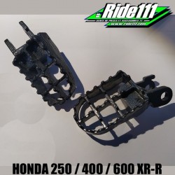 Reposes pieds acier larges HONDA 250 / 400 / 600 XR