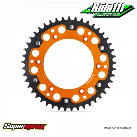 Couronne SUPERSPROX STEALTH Orange 42 dents KTM 950 à 1290 ADVENTURE 