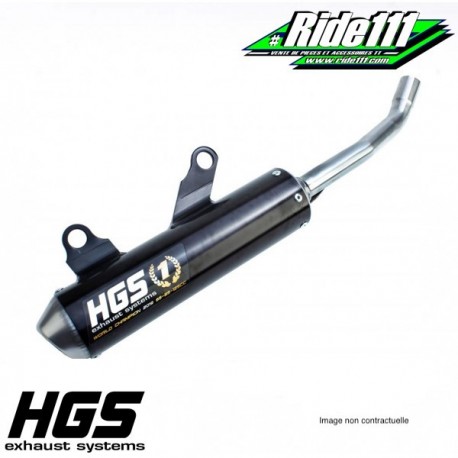 Silencieux HGS Alu anodisé HUSQVARNA 125 TC  