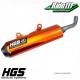 Silencieux HGS Alu anodisé KTM 250 SX  