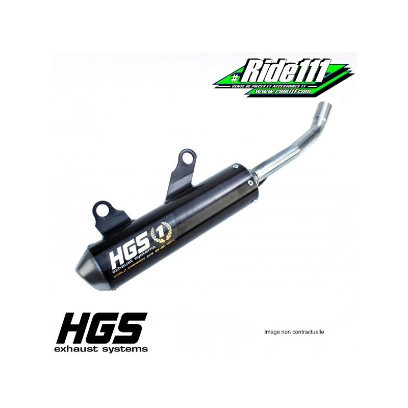 Ligne d'échappement complète HGS pour Yamaha 250YZF 14-17 - pièces