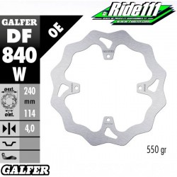 Disque de frein arrière GALFER TM Racing 125 à 450 Cross et Enduro à
+ 2
