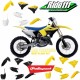 Kit plastiques restylé SUZUKI 125 et 250 RM Look 2022  à
+ 2
