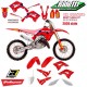 Kit plastiques restylé + kit déco HONDA 125 et 250 CR Look 2020 Année:2002 à 2007 Elément:Kit plastiques + décoà
+ 2
