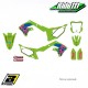 Kit déco BLACKBIRD RETRO KAWASAKI 250 KX-F  Elément:Kit déco