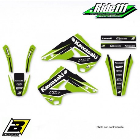 Kit déco ou Housse de selle BLACKBIRD DREAM 4 KAWASAKI 250 KX   Elément:Kit déco