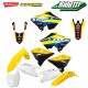 Kit plastiques restylé + kit déco Dream 4 SUZUKI 125 et 250 RM  Année:2001 à 2008 Elément:Kit plastiques + décoà
+ 2
