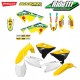 Kit plastiques restylé + kit déco Réplica KSRT SUZUKI 125 et 250 RM  Année:2001 à 2008 Elément:Kit plastiques + décoà
+ 2
