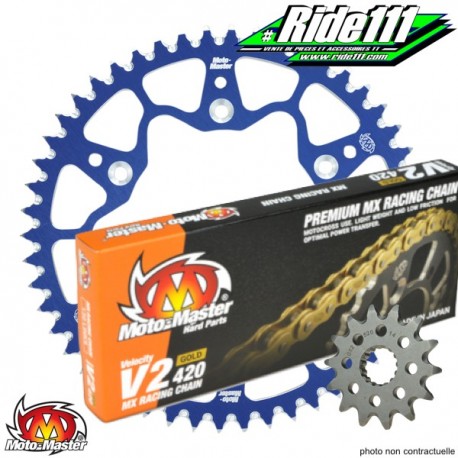 Kit Chaine Alu MOTO MASTER YAMAHA 65 YZ 14x47 à
+ 2
