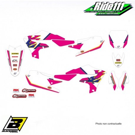 Kit déco BLACKBIRD RETRO YAMAHA 250 YZ-F   Elément:Kit déco