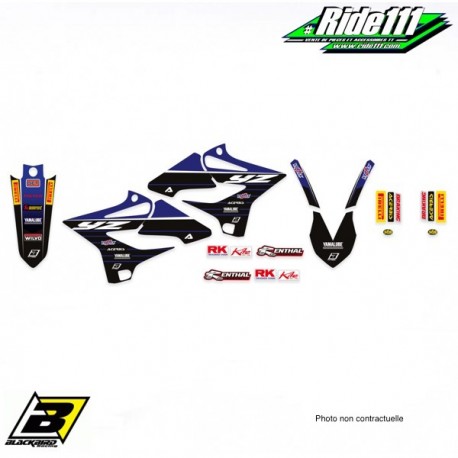 Kit déco ou Housse de selle BLACKBIRD YAMAHA FACTORY 125 et 250 YZ   Elément:Kit déco