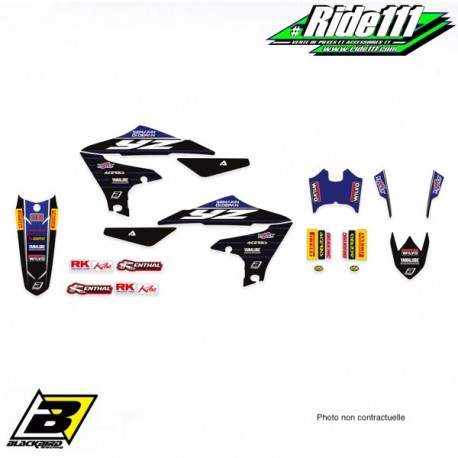 Kit déco ou Housse de selle BLACKBIRD YAMAHA FACTORY 450 YZ-F   Elément:Kit déco