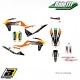 Kit déco ou Housse de selle BLACKBIRD KTM TROPHY 250 SX   Elément:Kit déco