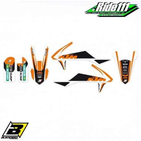 Kit déco ou Housse de selle BLACKBIRD DREAM 4 KTM 50 SX   Elément:Kit déco